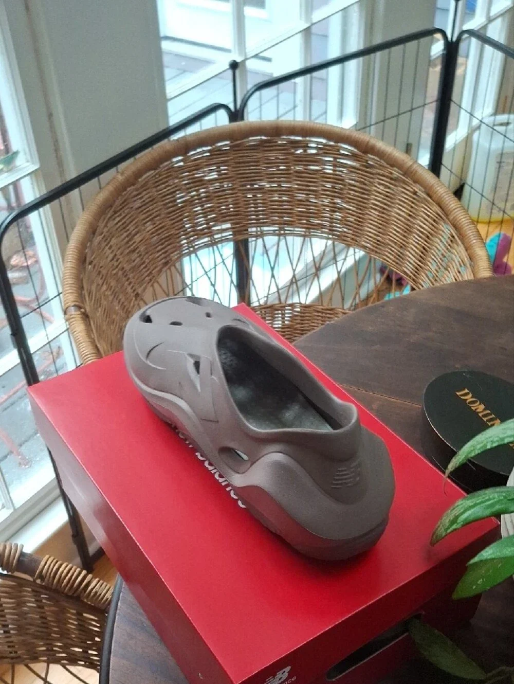 New Balance Men's Slip-On Clog in Gray